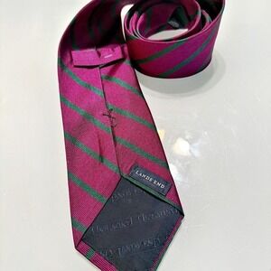 Land's End pink and green striped tie #preppy #stripedtie‎ #formalwear